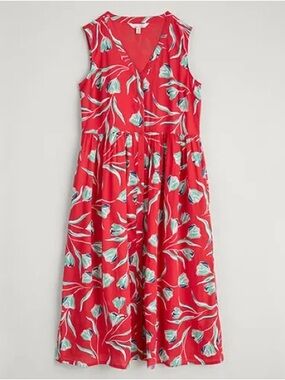 SEASALT Cornwall Shale Way Dress Painted Tulips BNWT